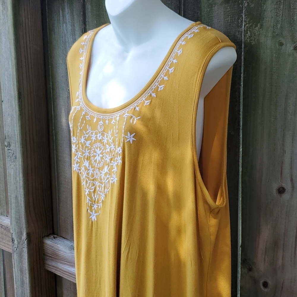 Philosophy Sleeveless Midi Dress, size 2X